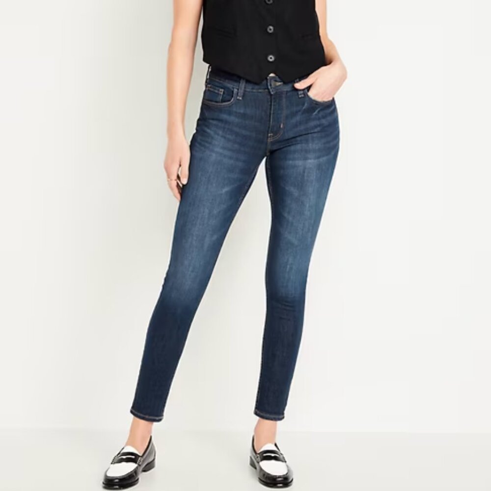 🤩Old Navy Mid-Rise Pop Icon Skinny Jean Size 2